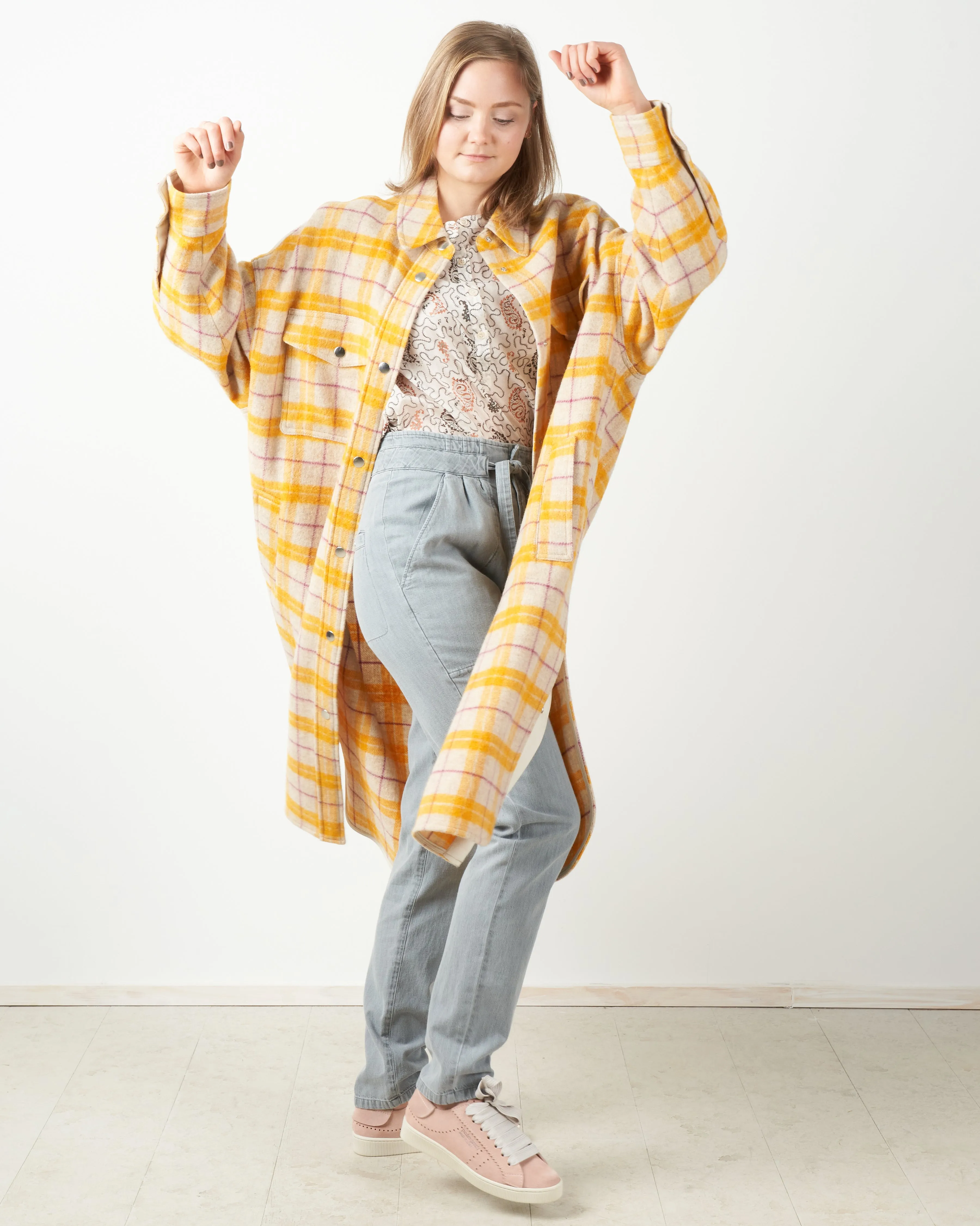fontia coat - yellow