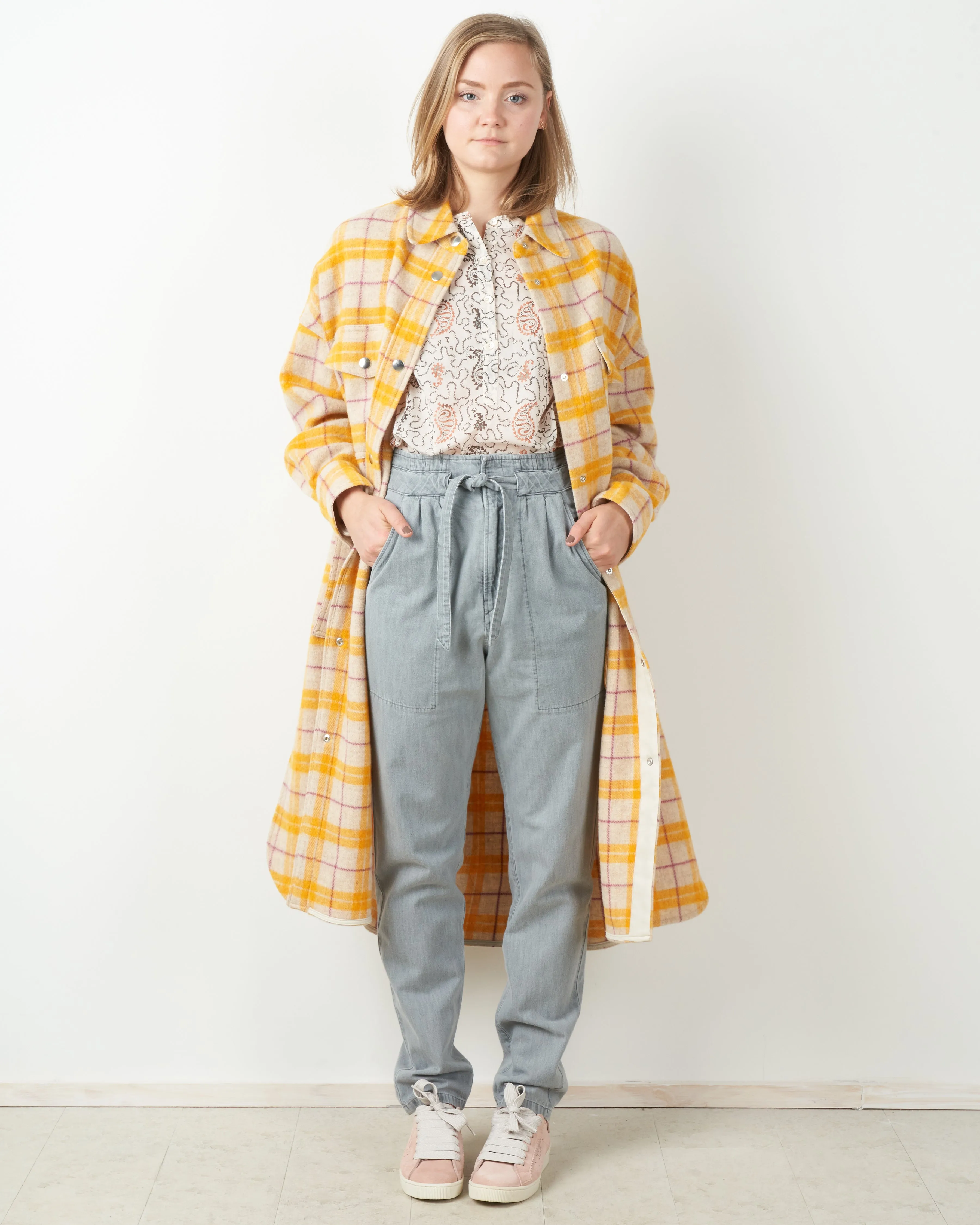 fontia coat - yellow