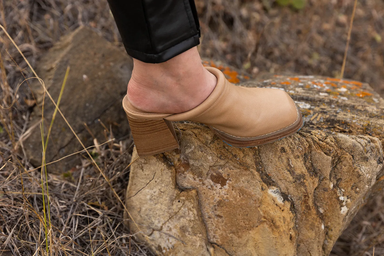 Francesca Block Heel Mule