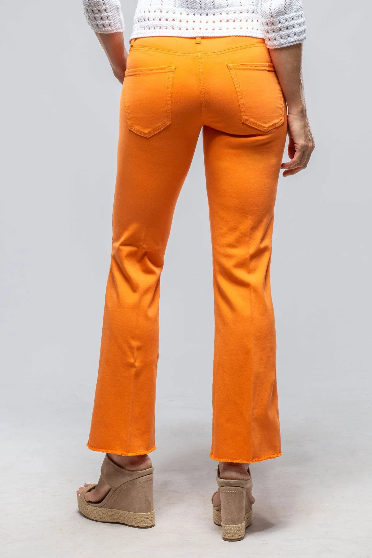 Francesca Cropped Jeans In Orange