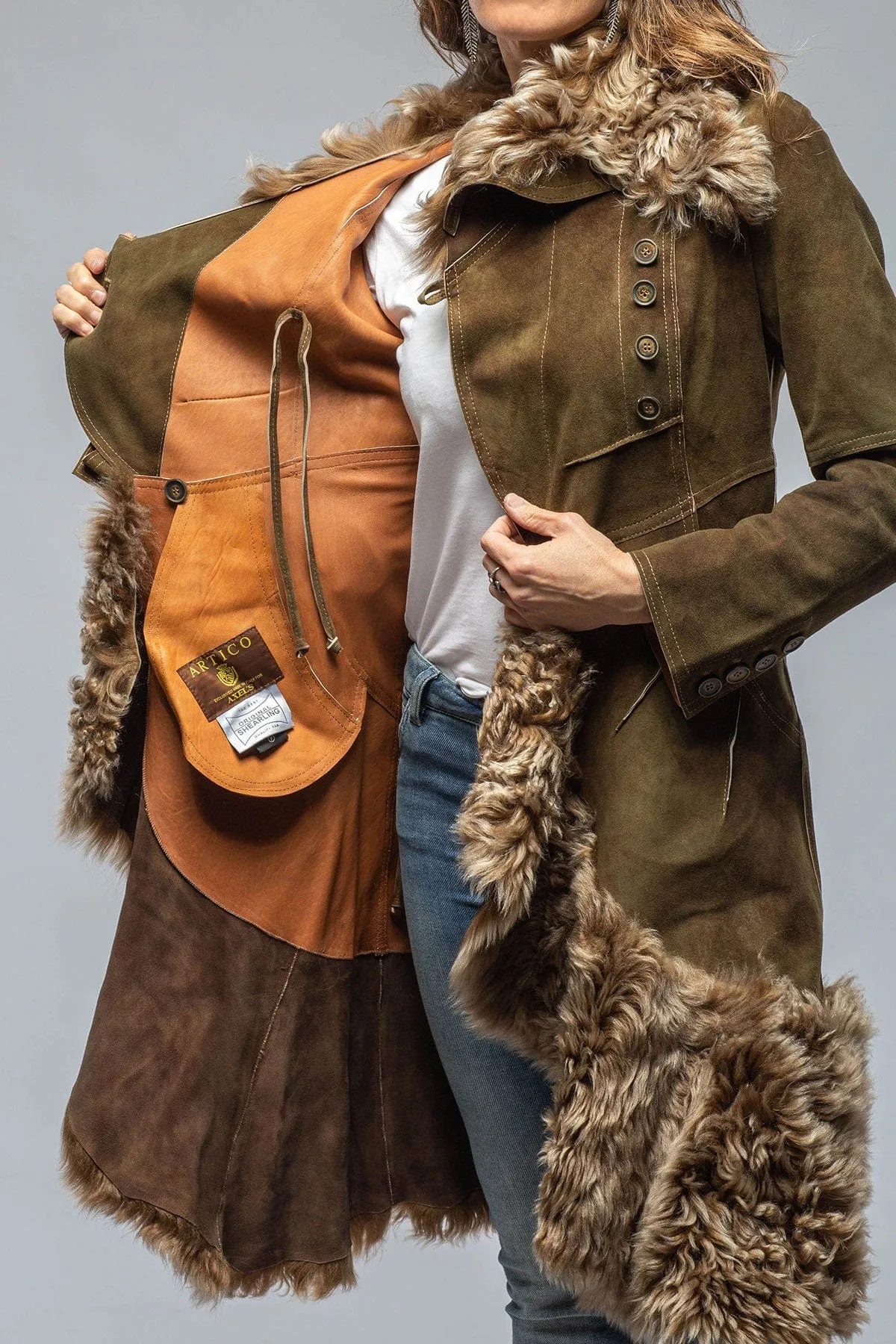 French Military Leather Coat
