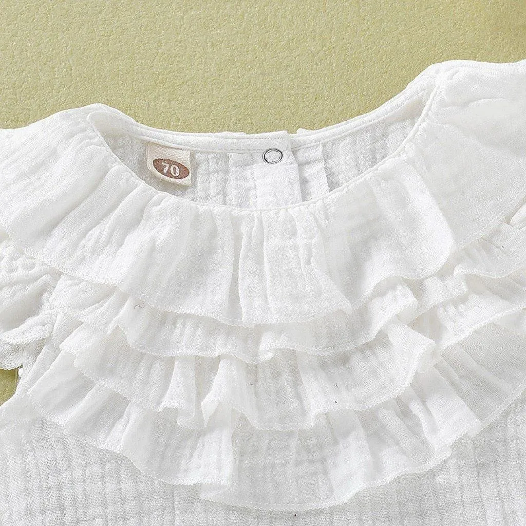 Frilled Jumpsuit & Headband