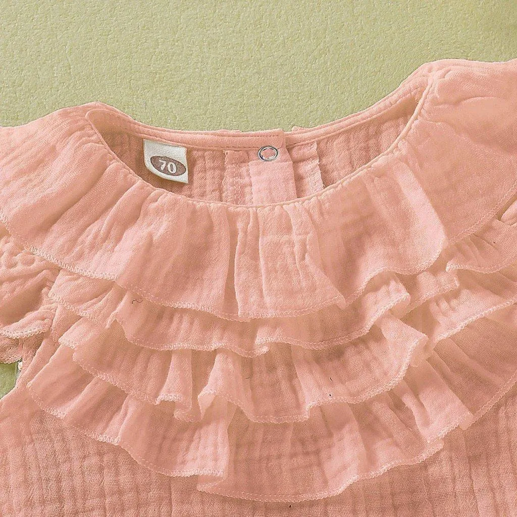 Frilled Jumpsuit & Headband