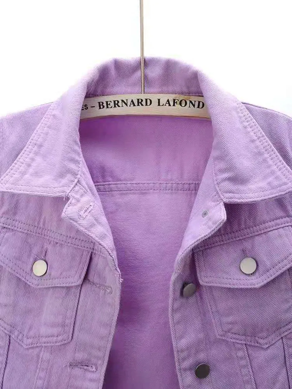 Full Size Cropped  Denim Jacket Plus Size