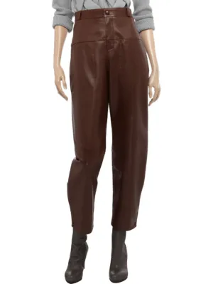 Funky Loose Leather Pants