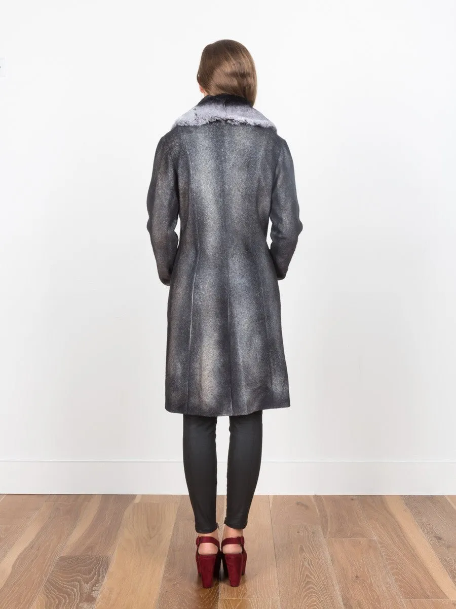 fur lapel coat