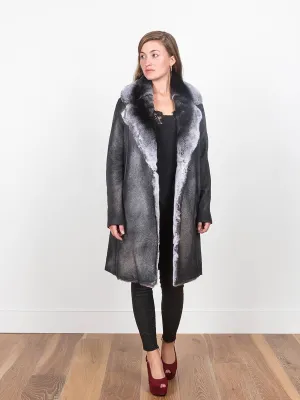 fur lapel coat