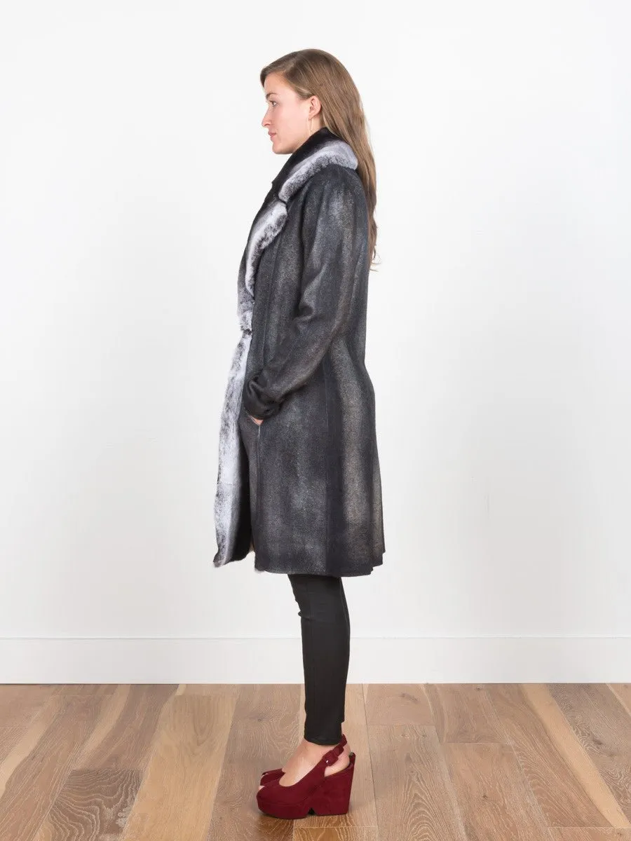 fur lapel coat