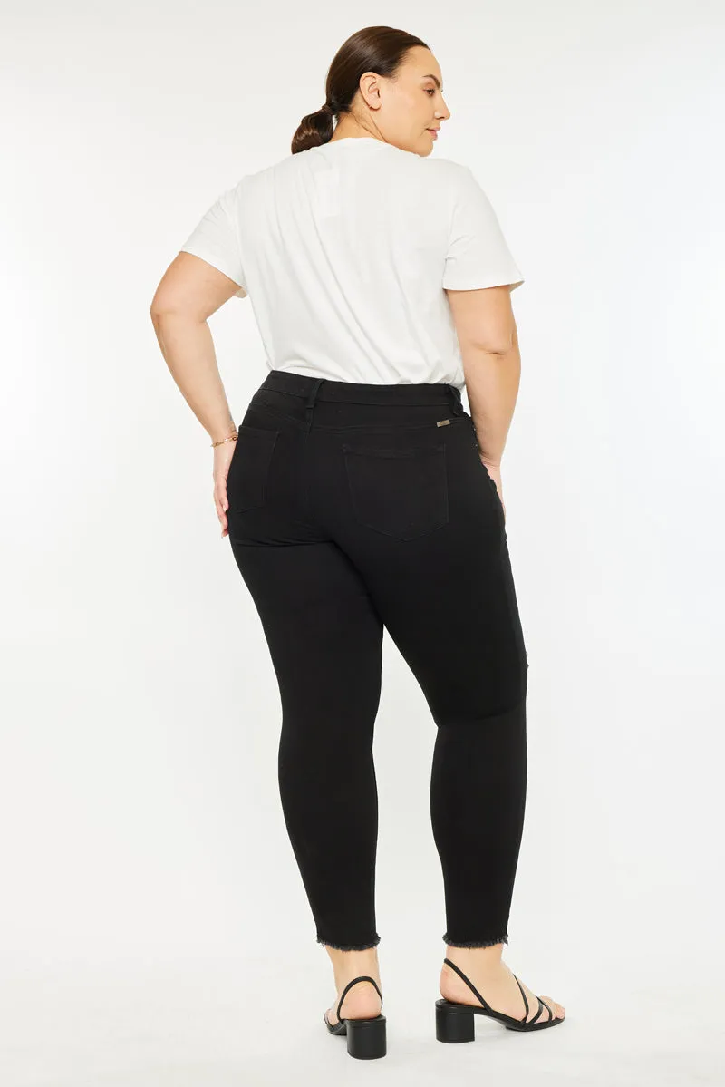Genesis Mid Rise Ankle Skinny Jeans (Plus Size)