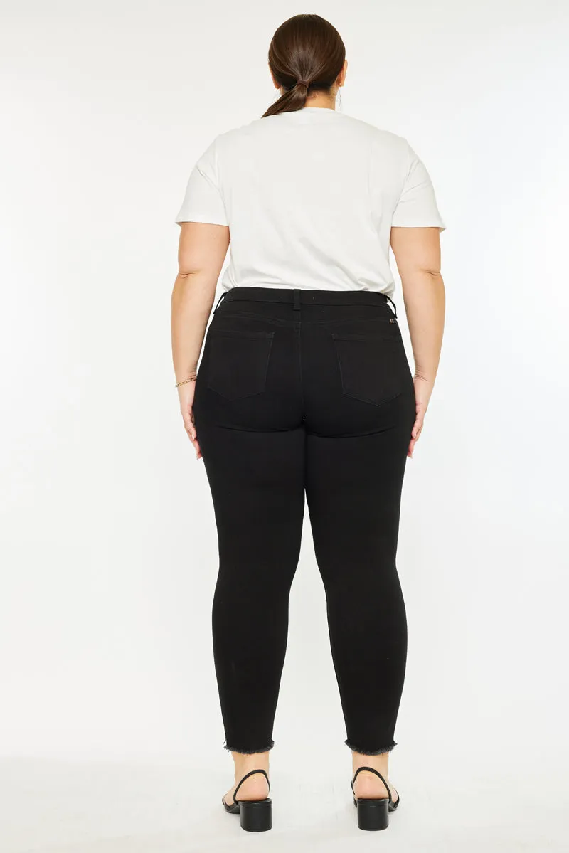 Genesis Mid Rise Ankle Skinny Jeans (Plus Size)