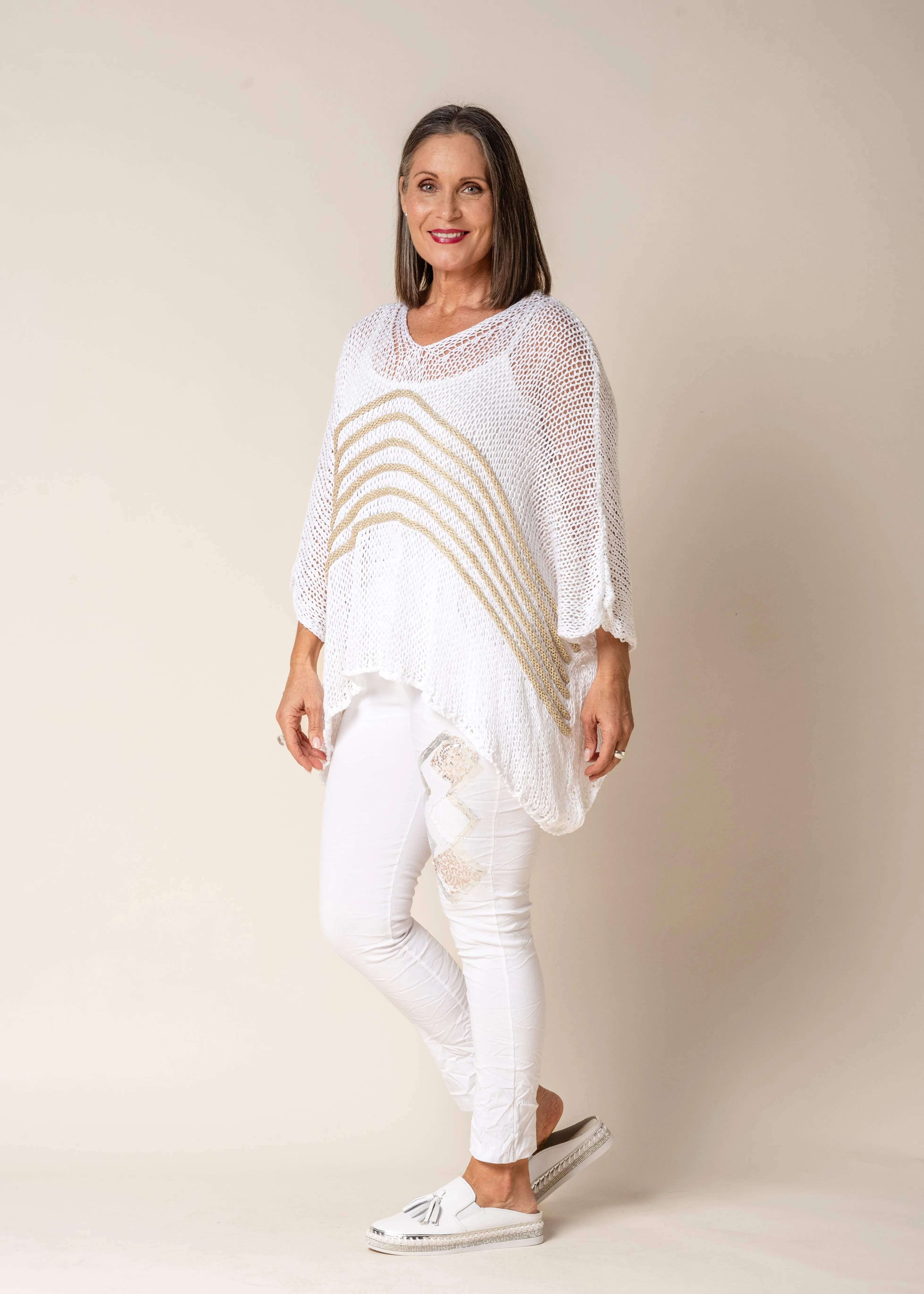 Georgiana Knit in White