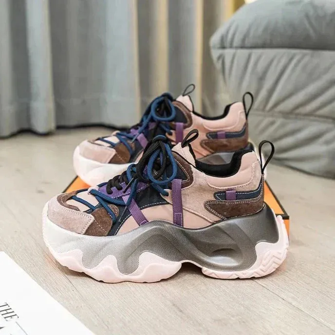 Gesine Platform Wedge Chunky Sneakers