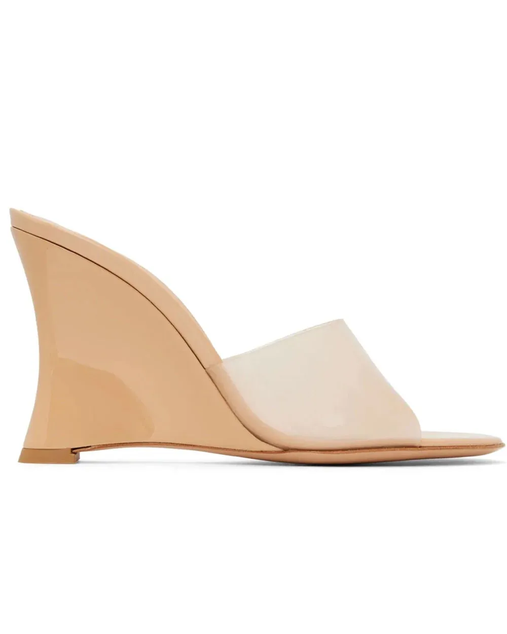 GIANVITO ROSSI FUTURA WEDGE HEEL SANDAL MULES
