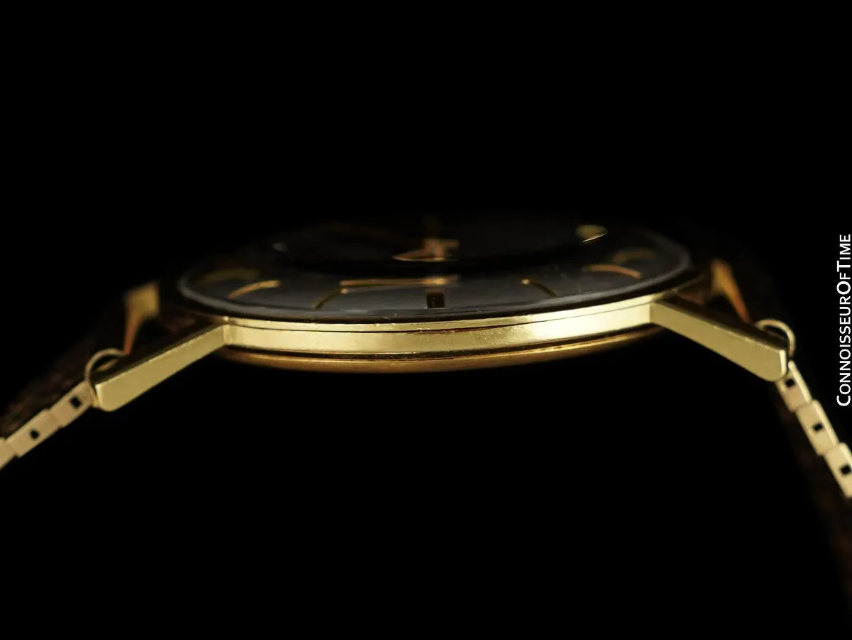 Gifted by Frank Sinatra to Red Skelton - 1960's Ebel Vintage Mens 14K Gold Watch