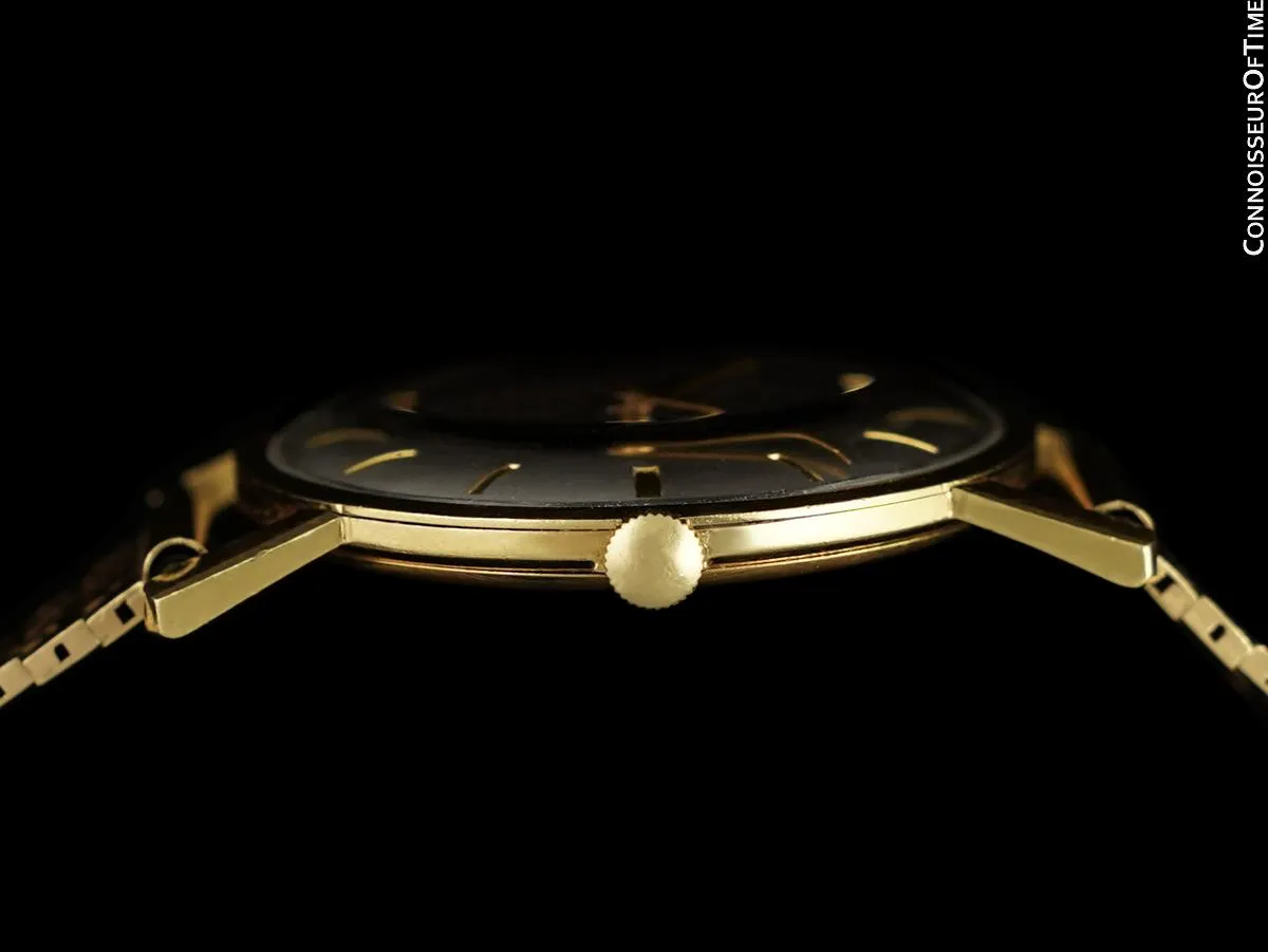 Gifted by Frank Sinatra to Red Skelton - 1960's Ebel Vintage Mens 14K Gold Watch