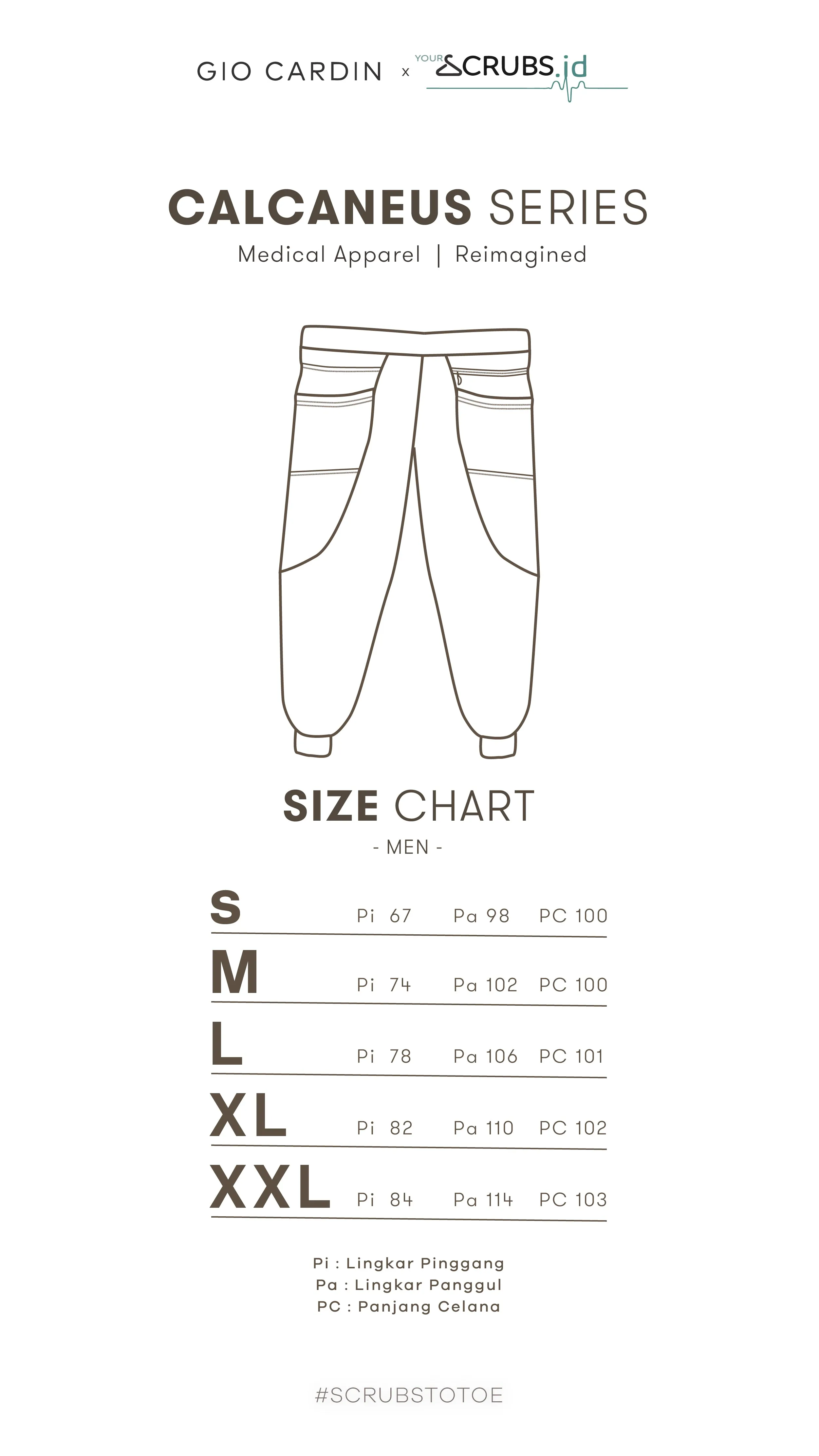 GIO CARDIN x YOUR SCRUBS ID | CALCANEUS | TRIPLE GREY SET | UNISEX