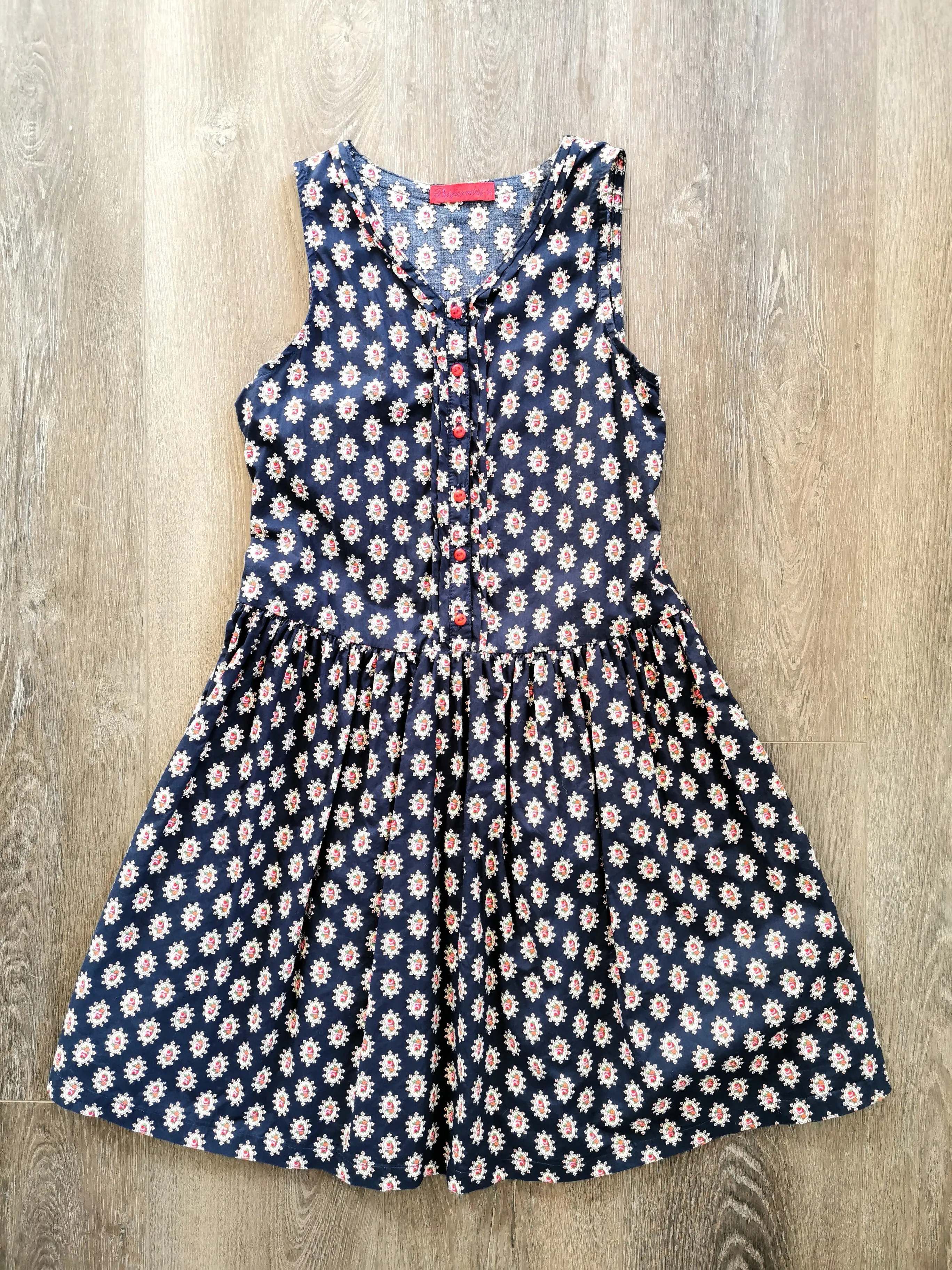 GIRL SIZE 14 YEARS - PEPPERMINT, Sleeveless Summer Dress EUC B41
