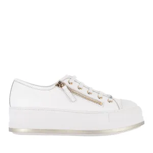 GIZA - WHITE LEATHER