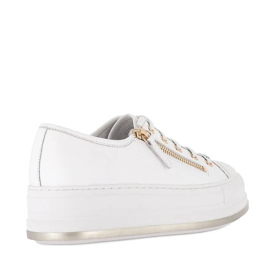 GIZA - WHITE LEATHER