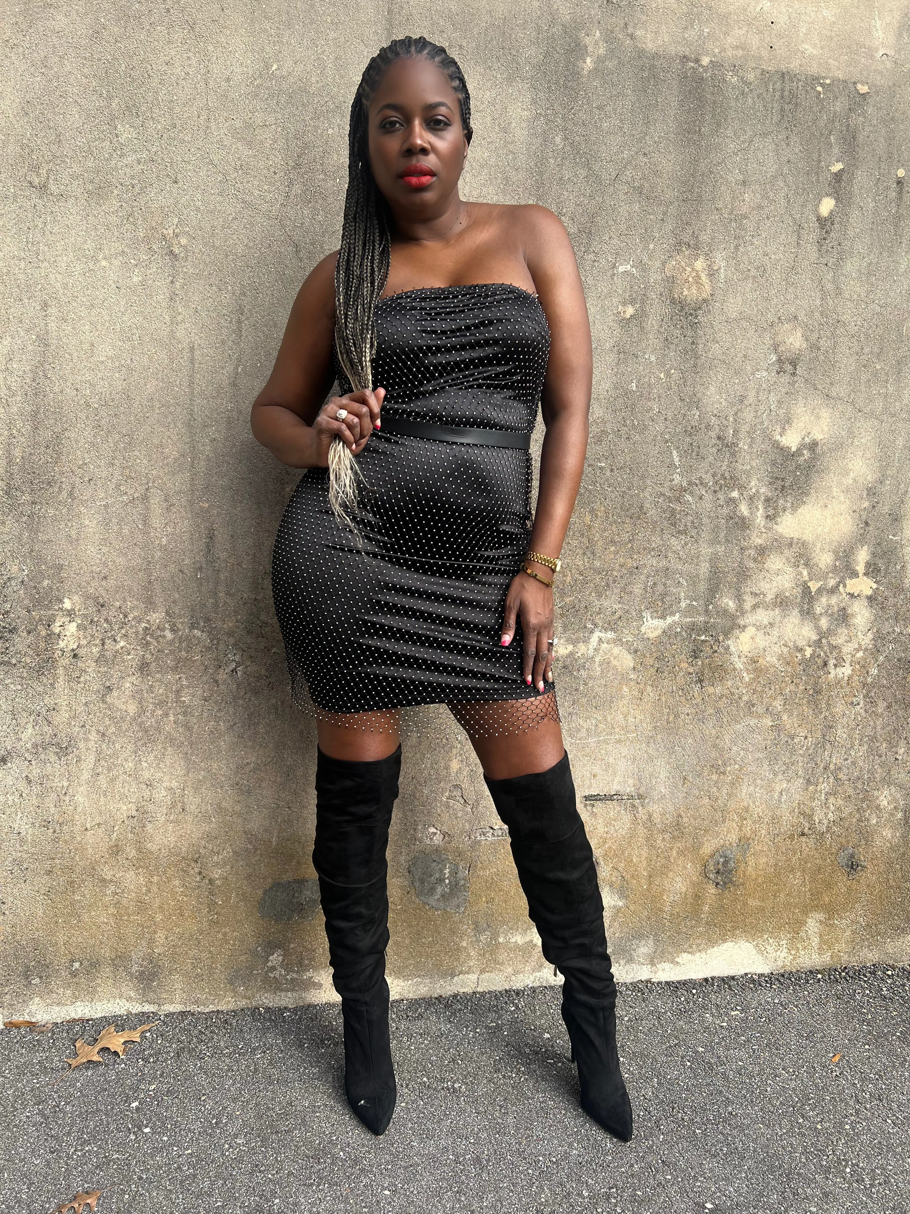“Glitzy Glam” Dress (Plus 12-18)