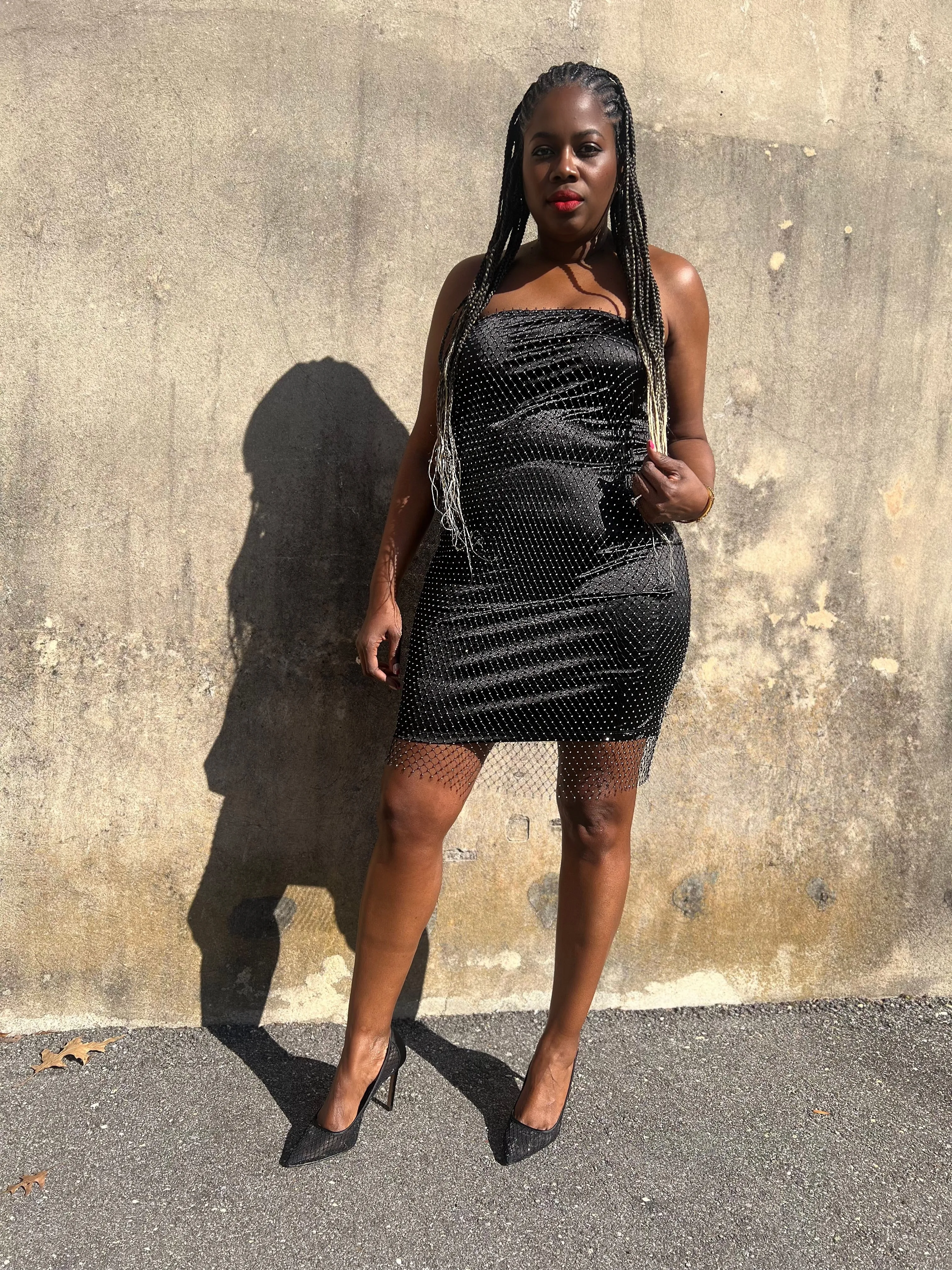 “Glitzy Glam” Dress (Plus 12-18)