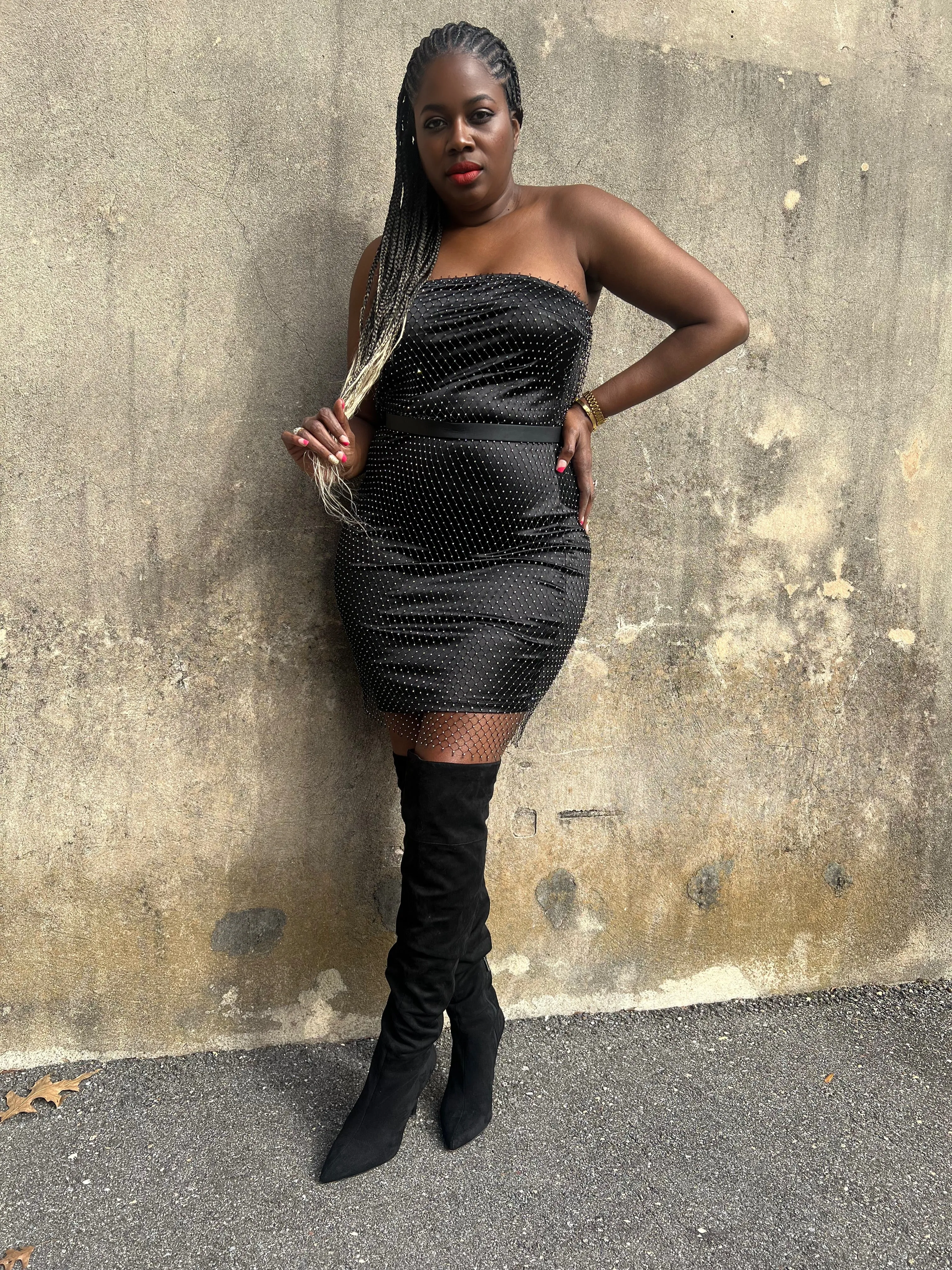 “Glitzy Glam” Dress (Plus 12-18)