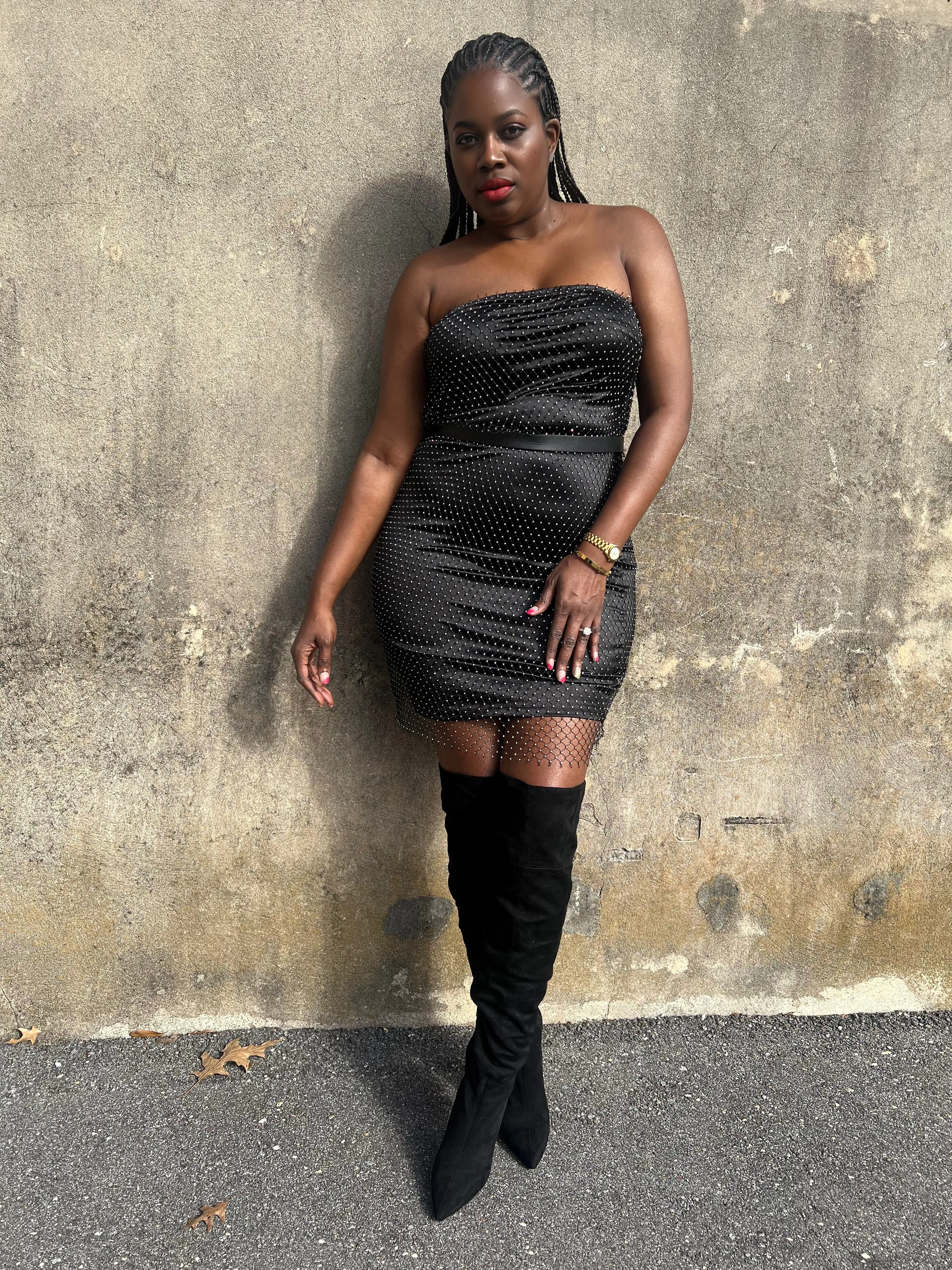 “Glitzy Glam” Dress (Plus 12-18)