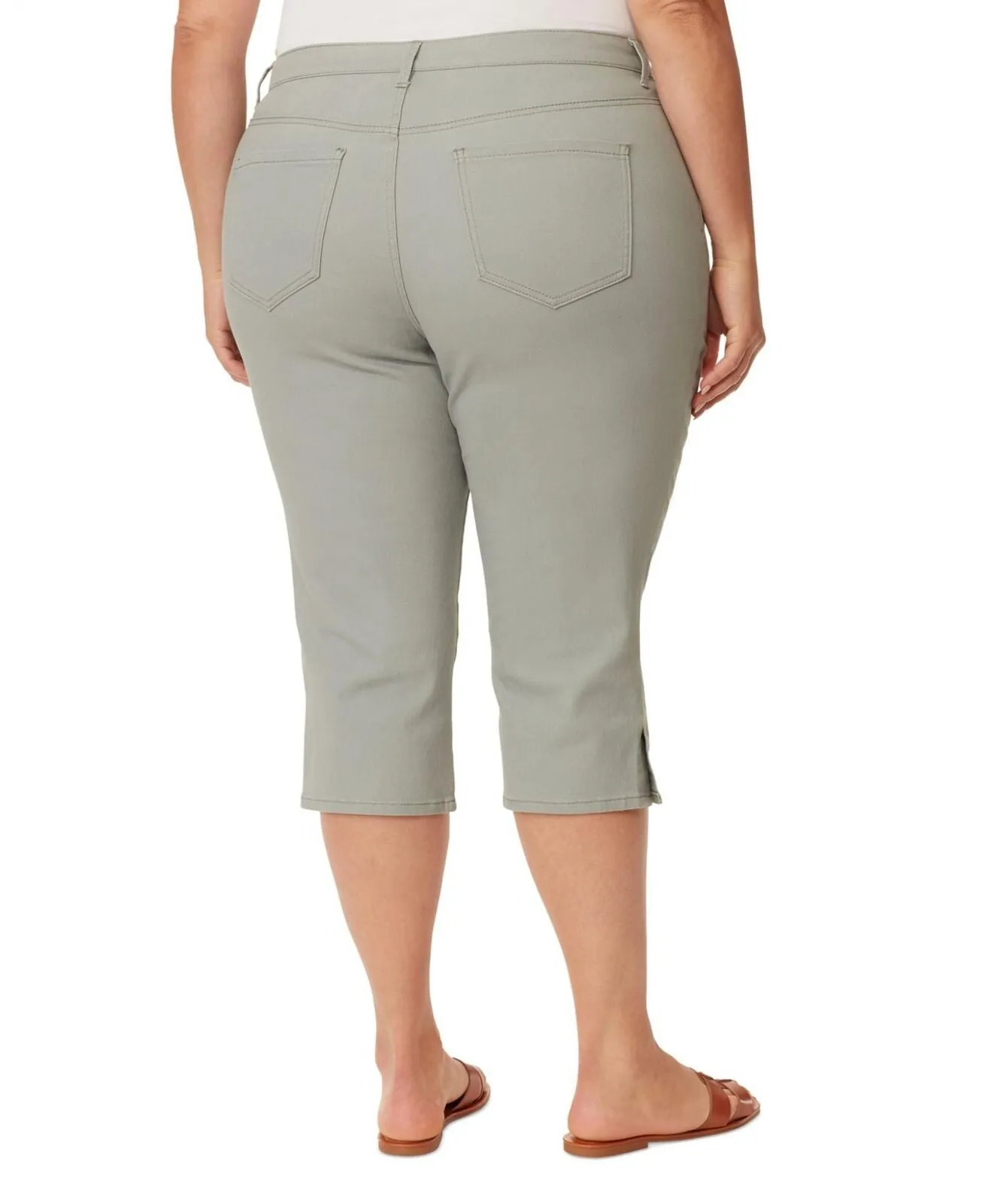 Gloria Vanderbilt Womens Plus Size Amanda Capri-Length Jeans 30185627