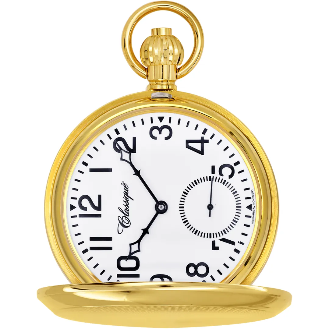 Gold Mechanical Pocket Watch