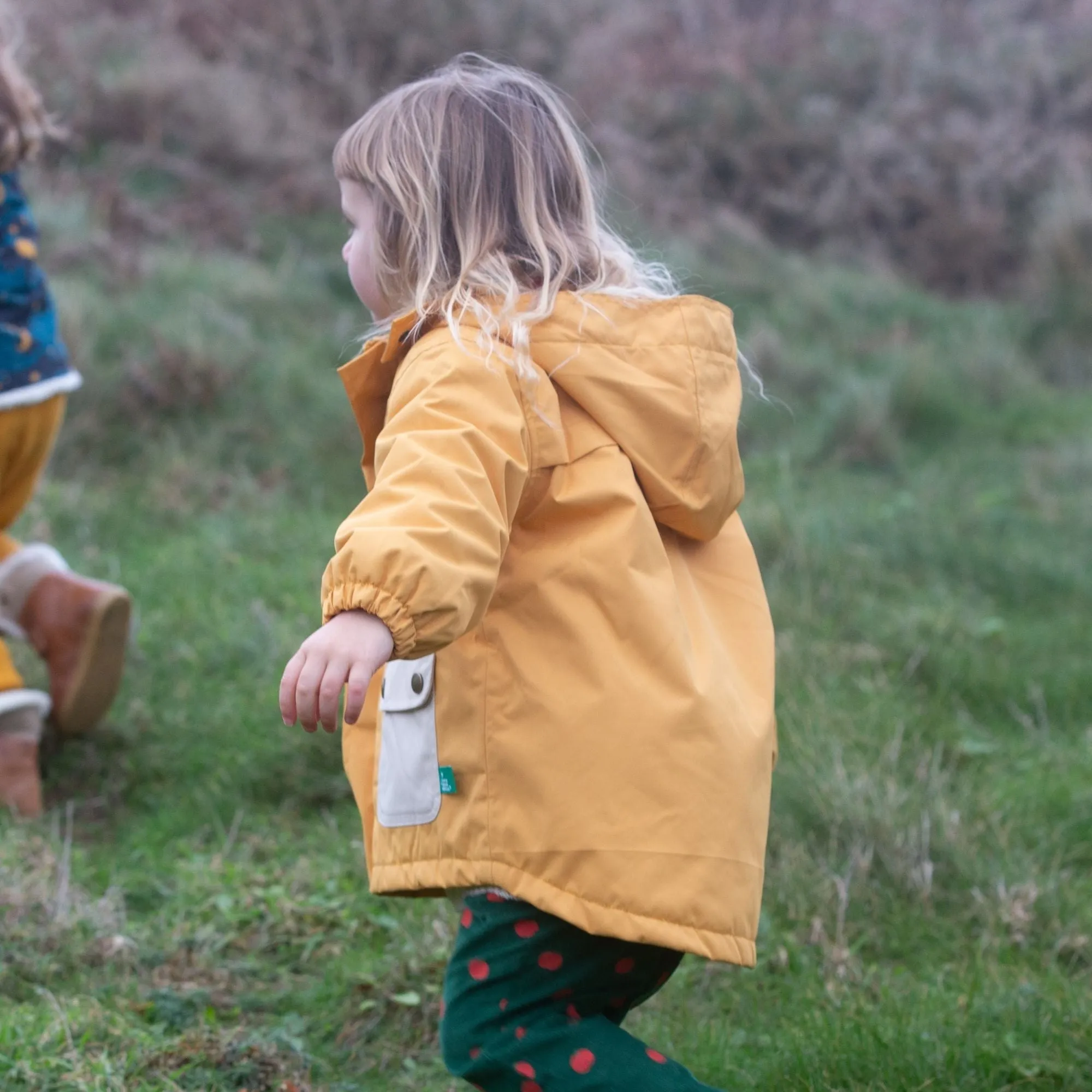 Gold Recycled Waterproof Winter Coat