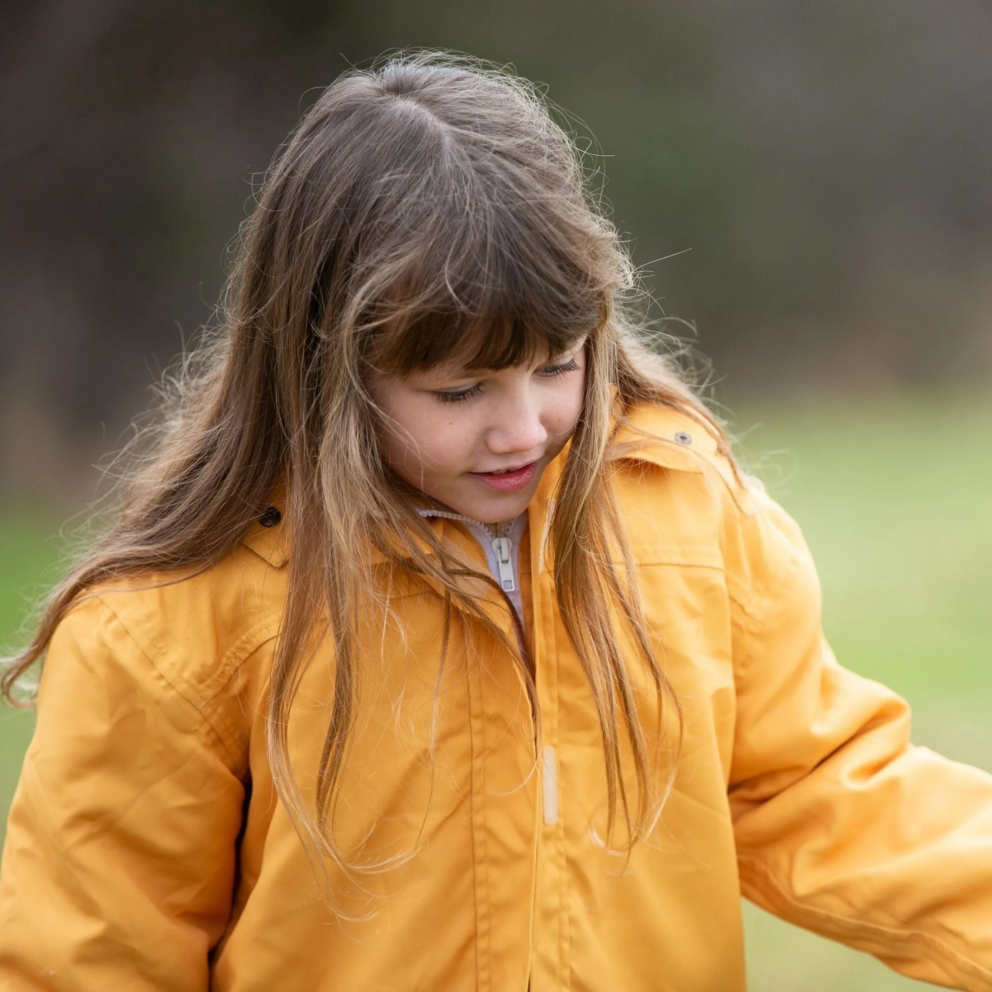 Gold Recycled Waterproof Winter Coat