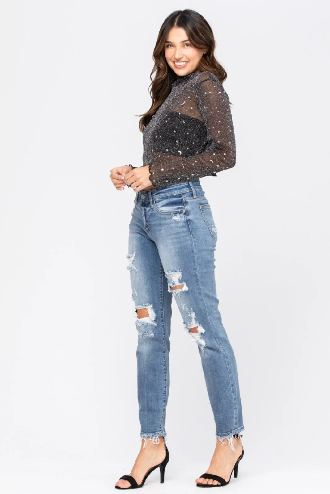 Good To Go Judy Blue Boyfriend Fit Jeans