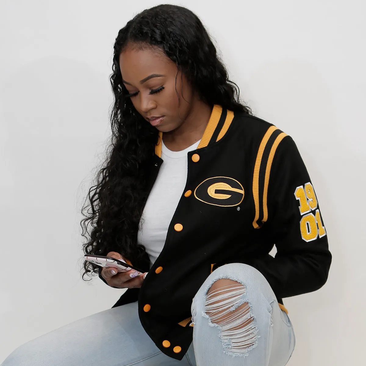 Grambling State | GRAMFAAM VARSITY JACKET UNISEX (K)