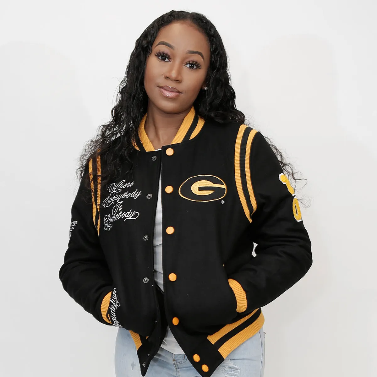 Grambling State | GRAMFAAM VARSITY JACKET UNISEX (K)
