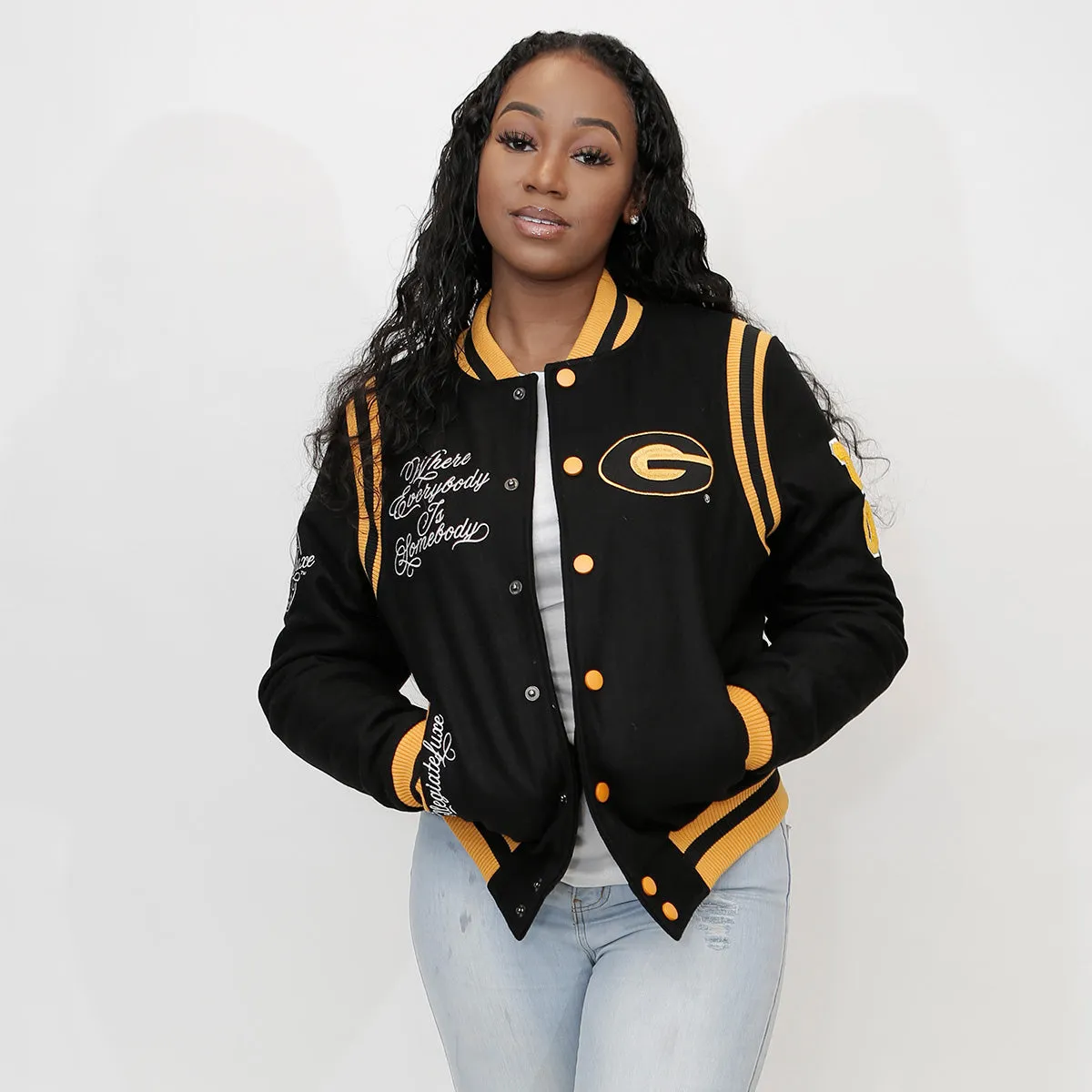 Grambling State | GRAMFAAM VARSITY JACKET UNISEX (K)
