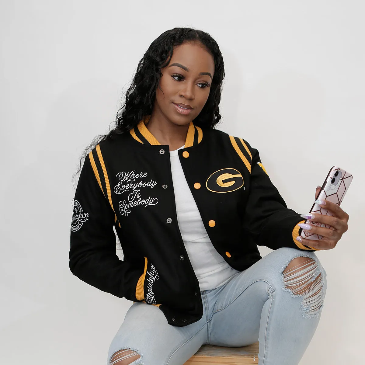 Grambling State | GRAMFAAM VARSITY JACKET UNISEX (K)