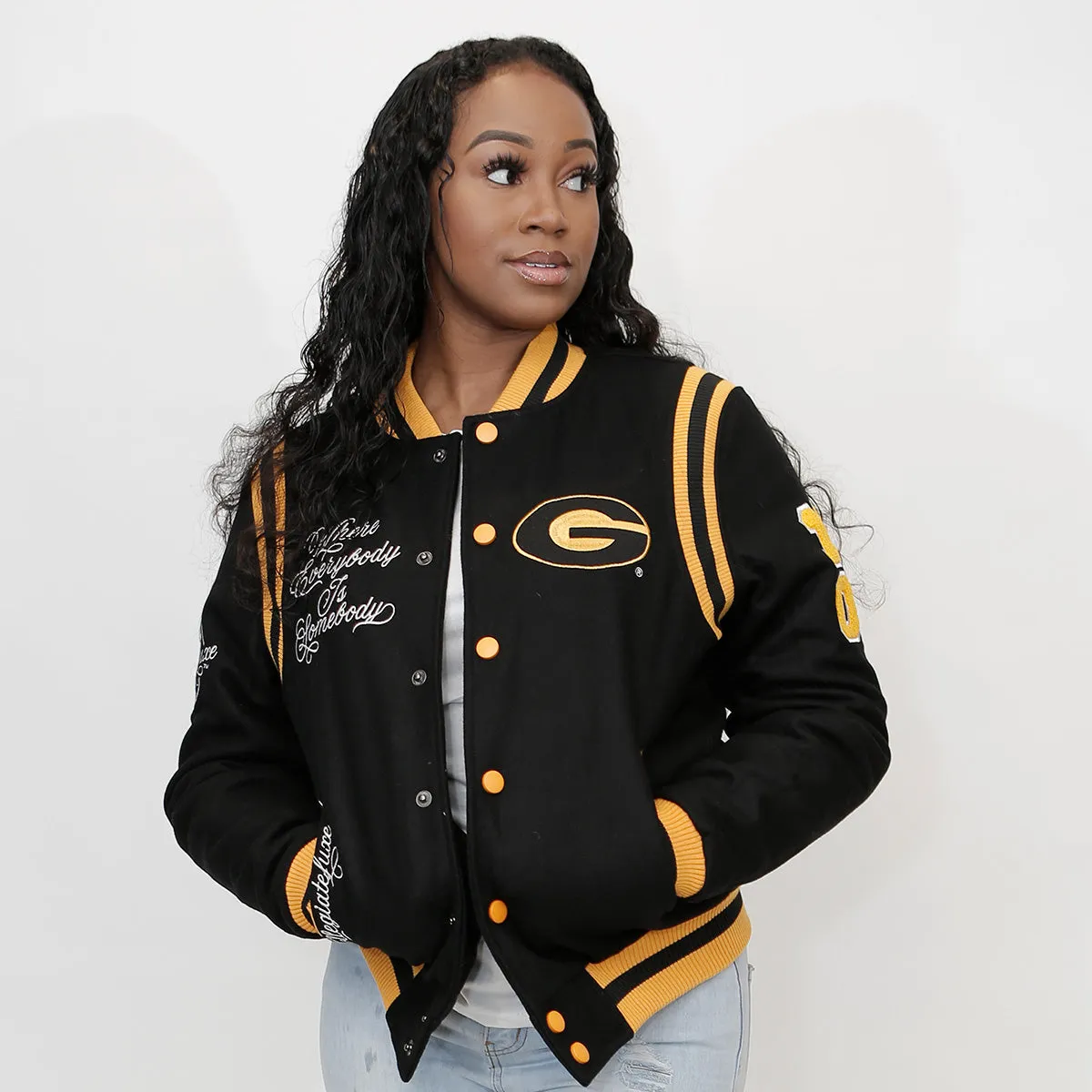 Grambling State | GRAMFAAM VARSITY JACKET UNISEX (K)