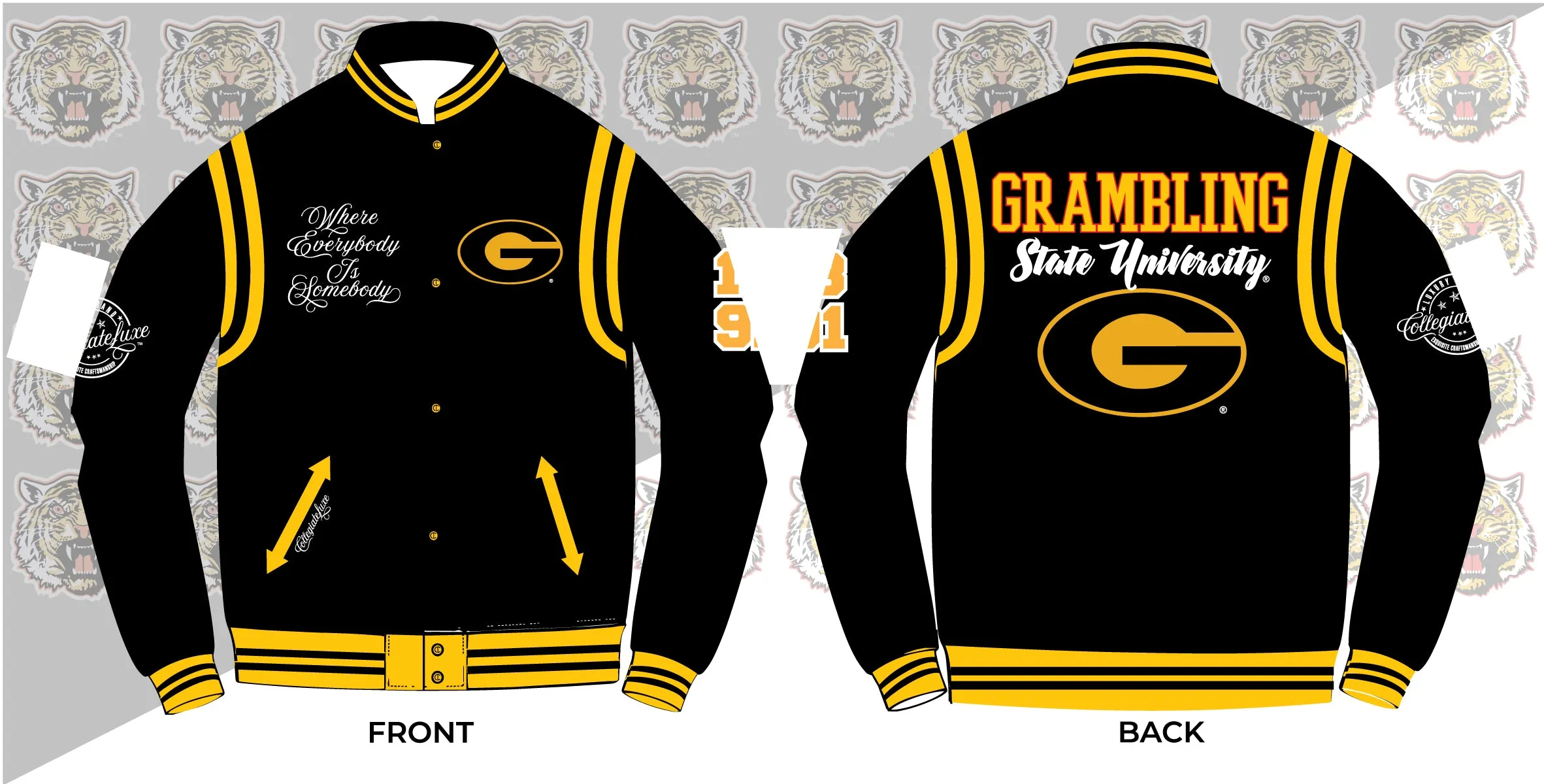 Grambling State | GRAMFAAM VARSITY JACKET UNISEX (K)