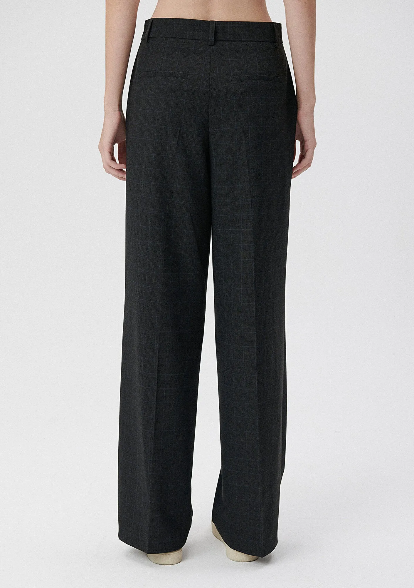 Gray Wide Leg Pants