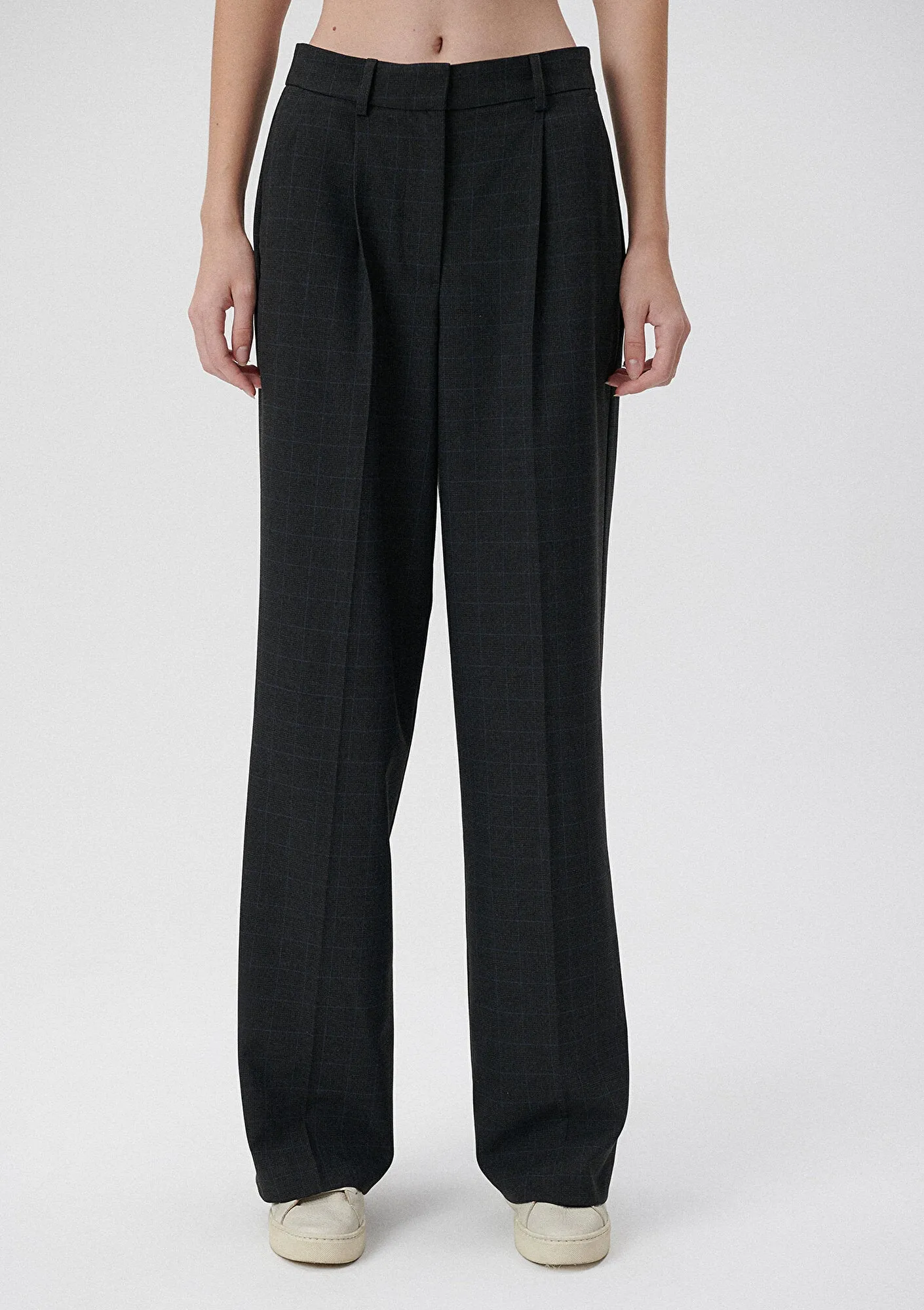 Gray Wide Leg Pants