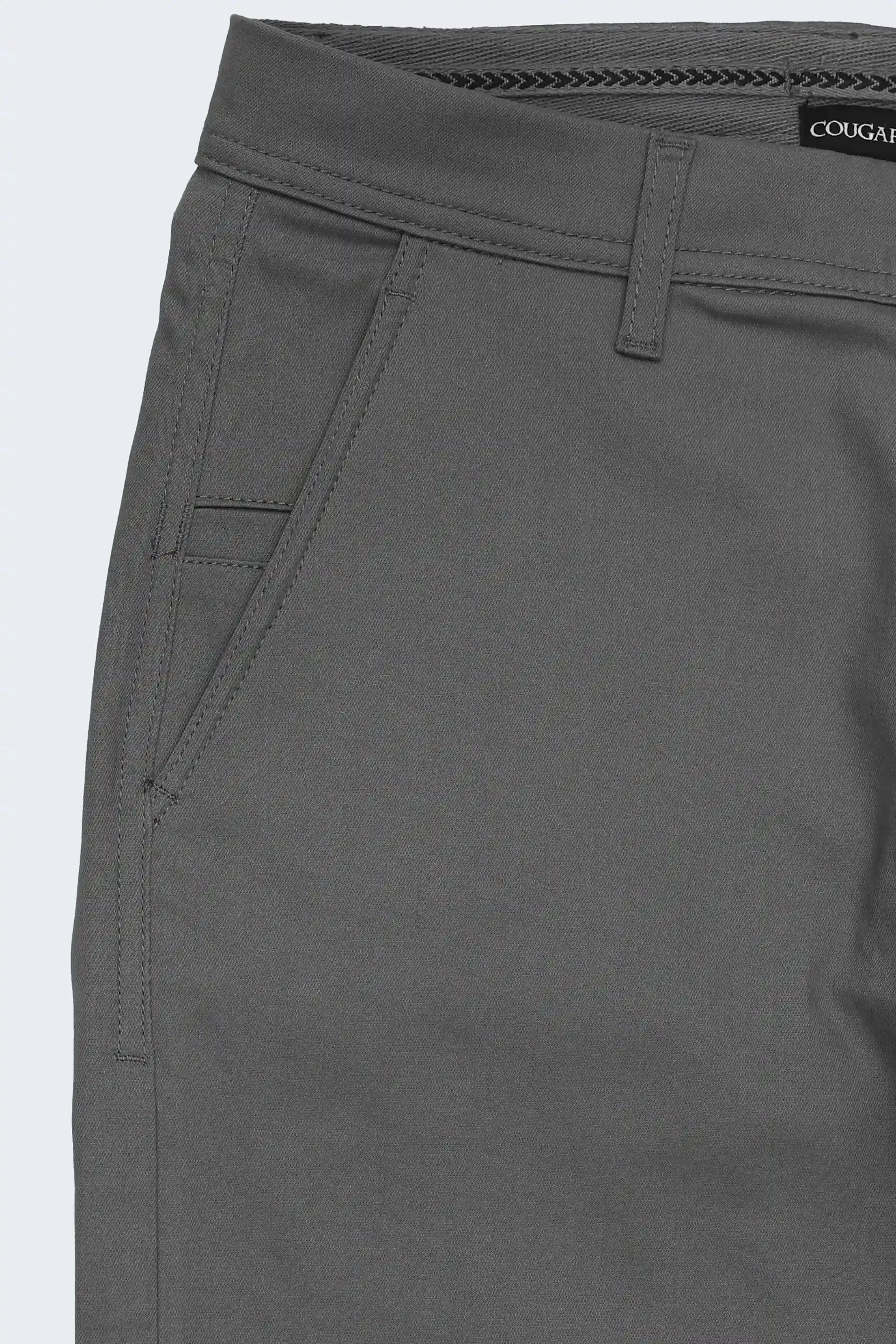 Grey Slim Fit Chino Pants