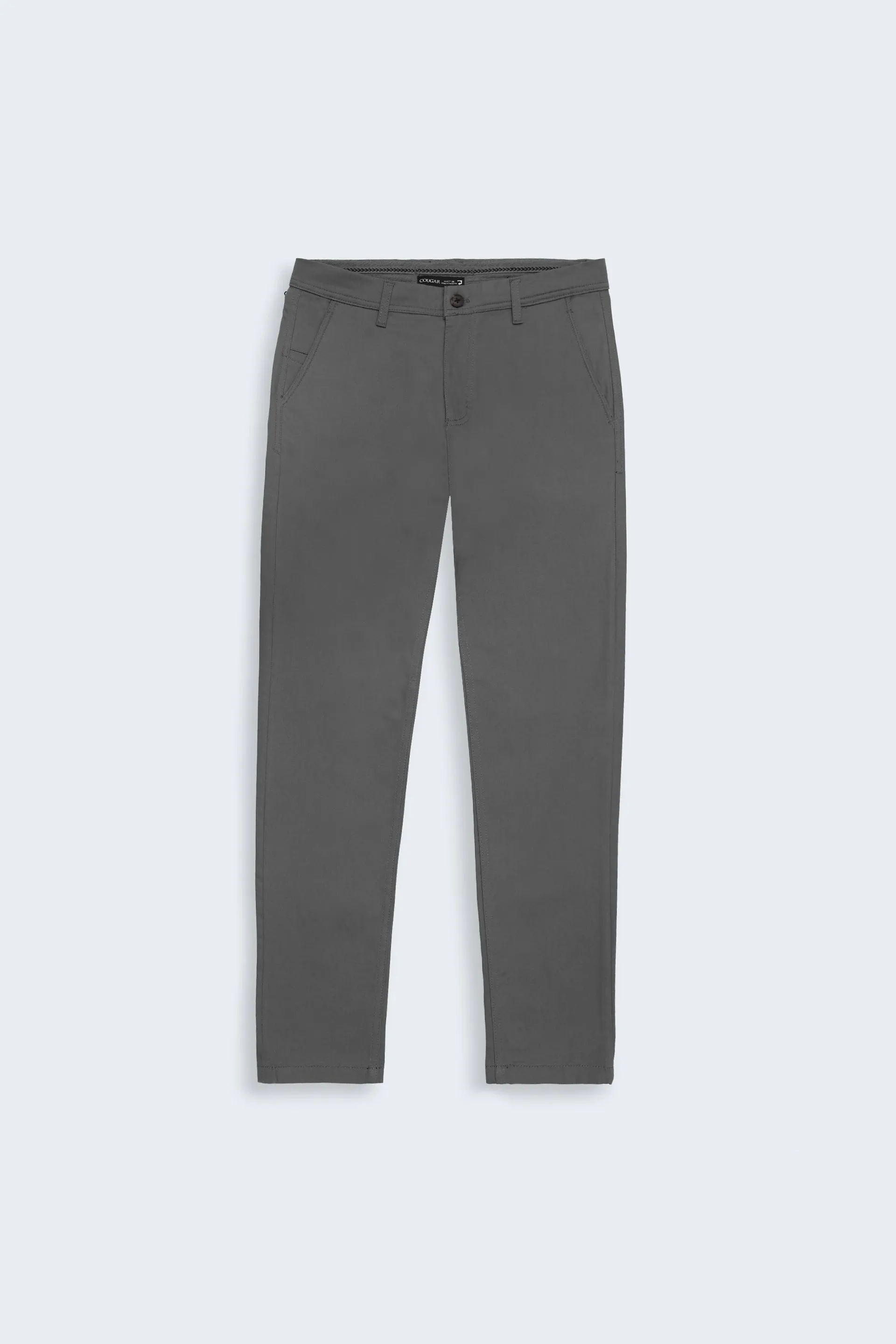 Grey Slim Fit Chino Pants