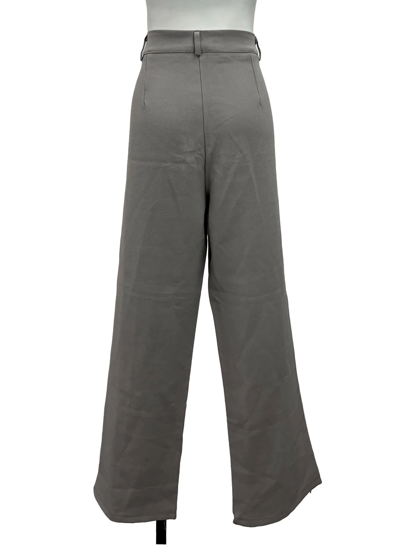 Grey Wide Leg Pants
