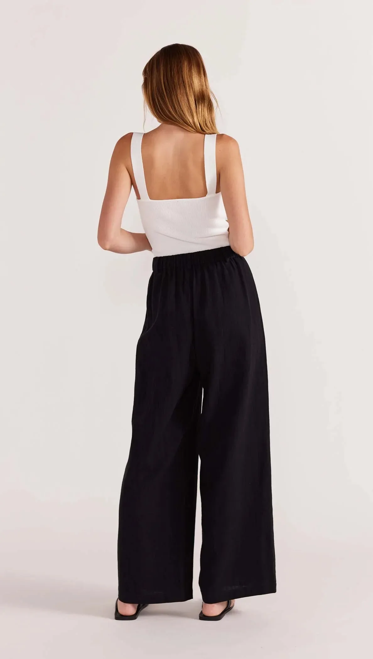 Harper Wide Leg Pants - Black