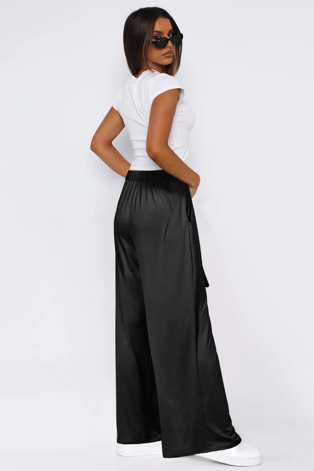 Hazel Blues® |  Tied Pocketed Wide Leg Pants