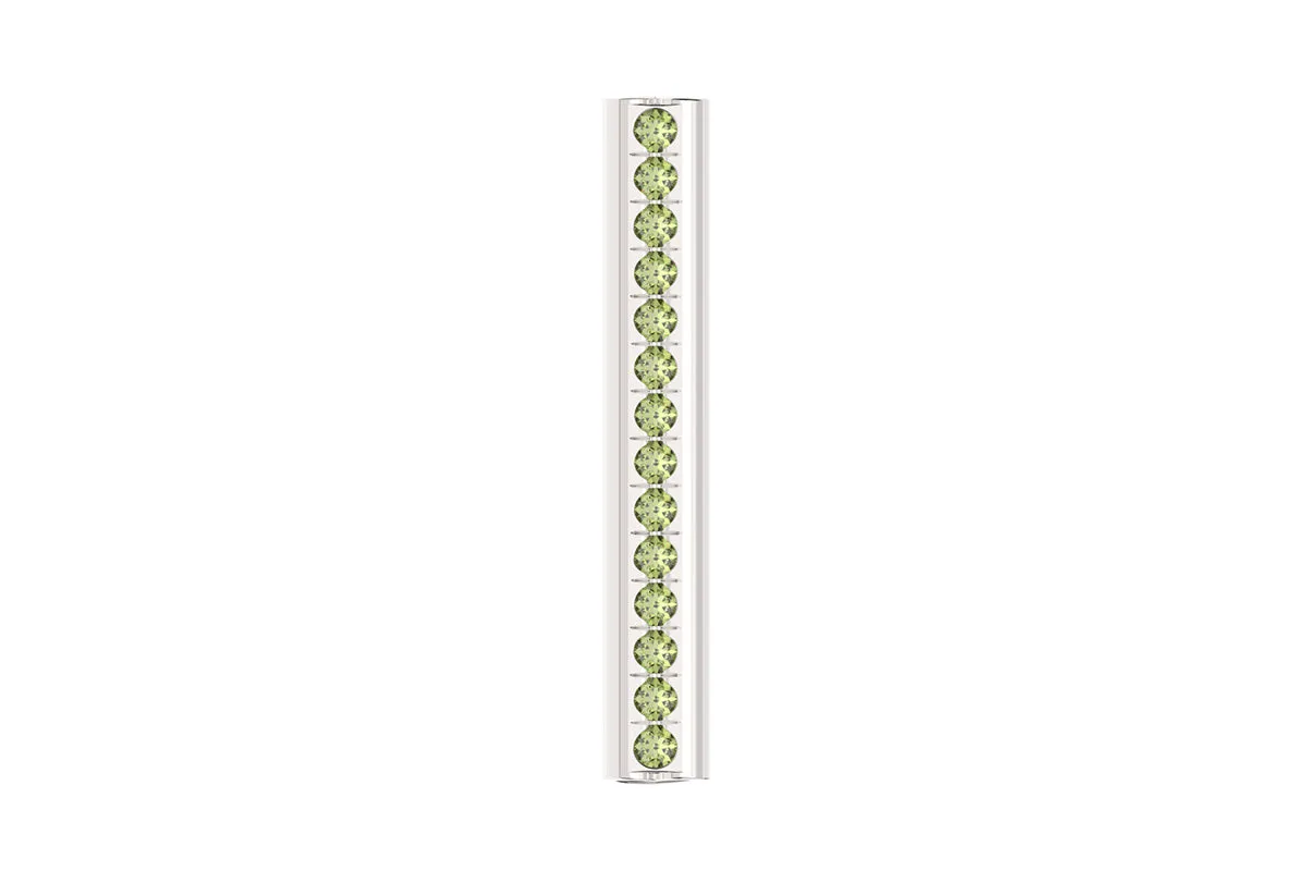 HEART - Silver Birthstone Pavé - Pendant