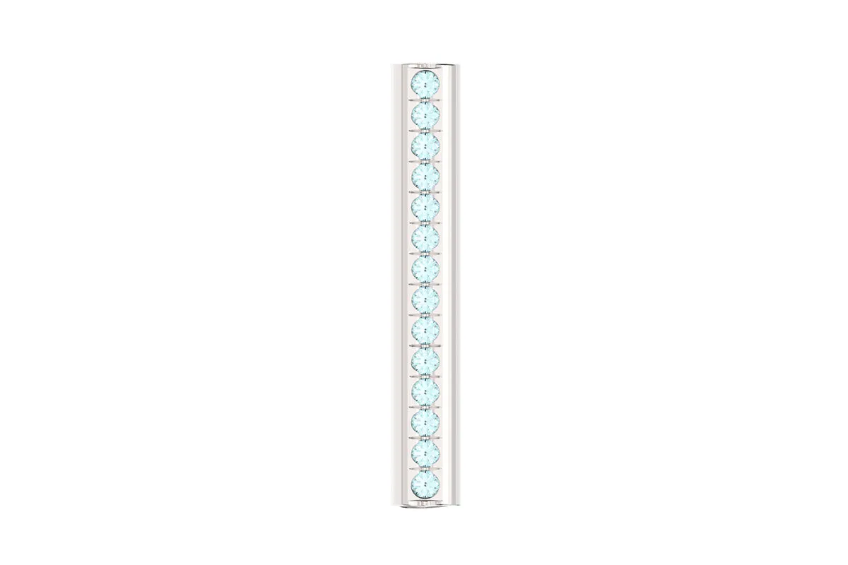 HEART - Silver Birthstone Pavé - Pendant