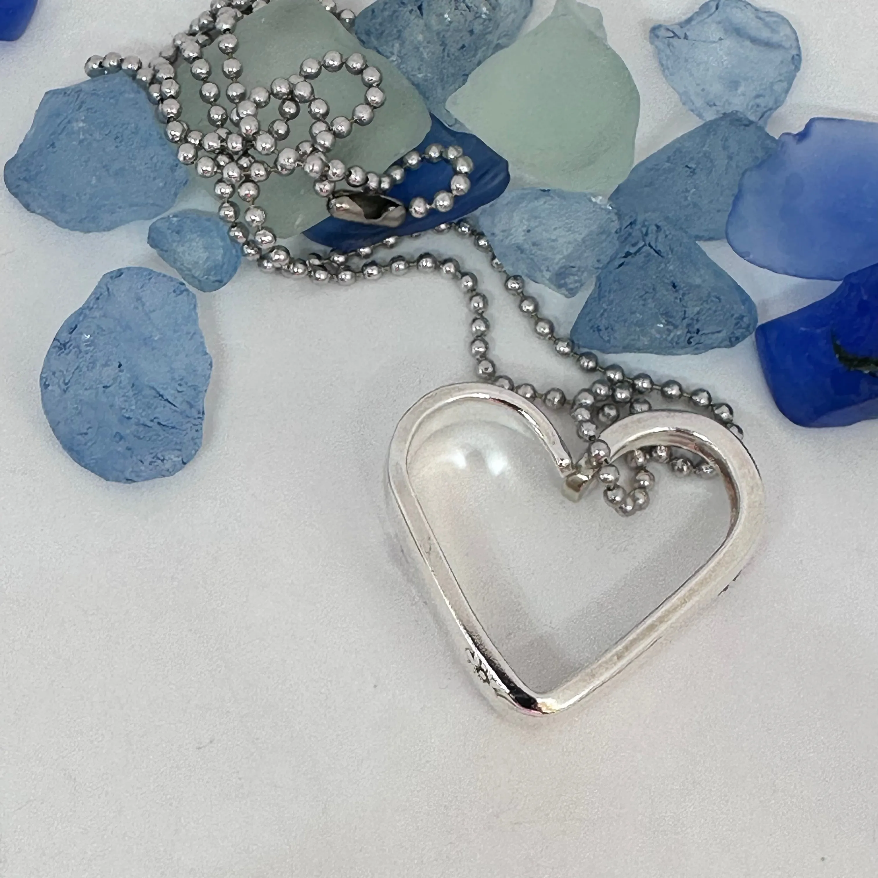 Hearts made from Vintage Silverware | Bent Spoon Fork | Heart-Shaped Pendant Necklace Keychain Key Ring | Silverware Jewelry | Love | Valentine's Day Gift