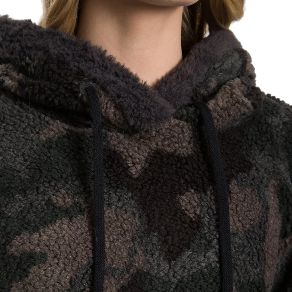 Heather Pile Camo Side Zip Hoodie
