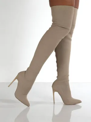High Heels Sock Boots